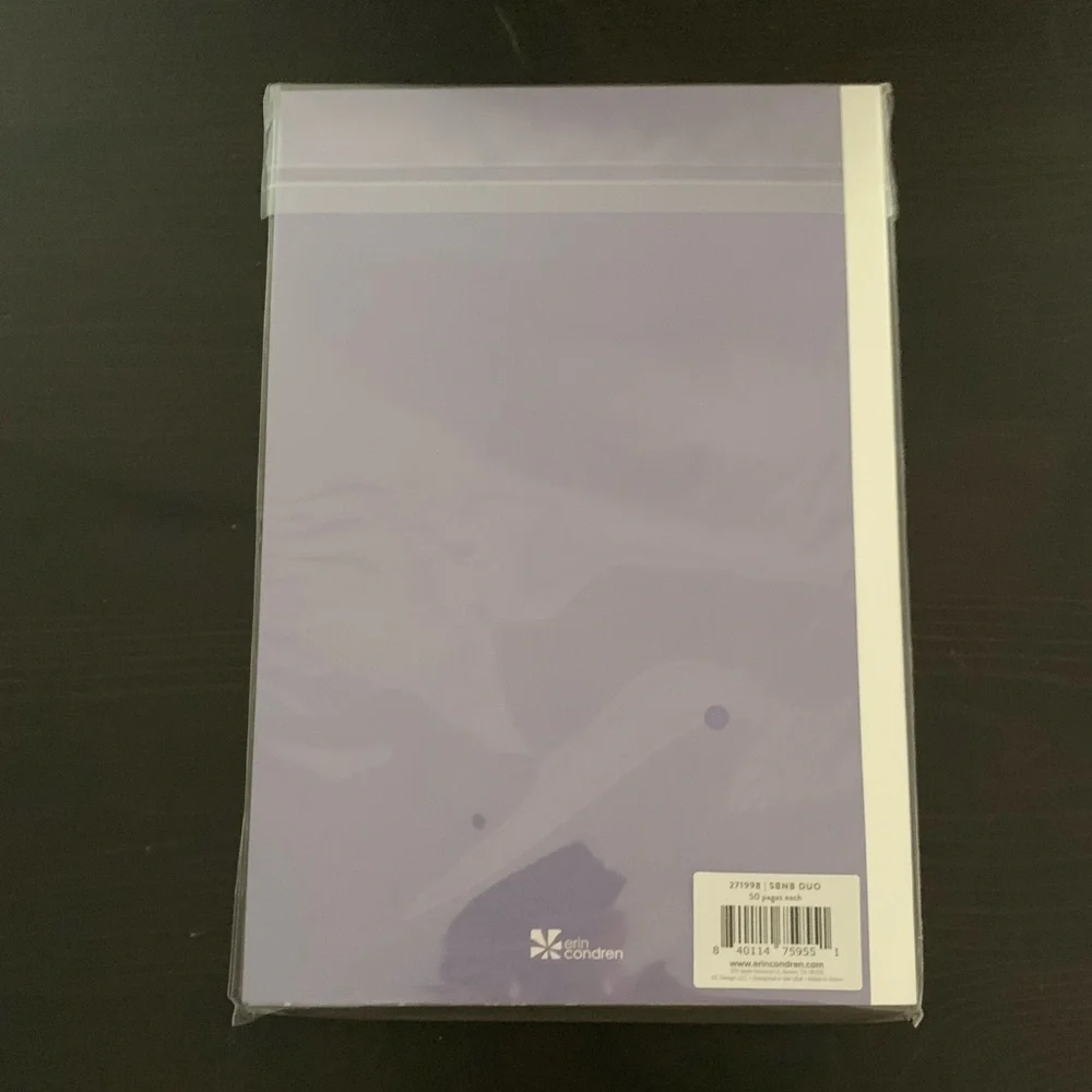 Erin Condren Metallic Spine Notebook Duo